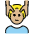 Man Getting Massage Medium Light Skin Tone Emoji from OpenMoji Set