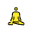 Man In Lotus Position Emoji from OpenMoji Set