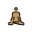 Man In Lotus Position Medium Skin Tone Emoji from OpenMoji Set