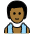 Man In Steamy Room Medium Dark Skin Tone Emoji from OpenMoji Set