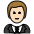 Man In Tuxedo Light Skin Tone Emoji from OpenMoji Set