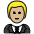Man In Tuxedo Medium Light Skin Tone Emoji from OpenMoji Set