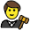 Man Judge Emoji from OpenMoji Set