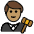 Man Judge Medium Skin Tone Emoji from OpenMoji Set