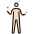 Man Juggling Light Skin Tone Emoji from OpenMoji Set
