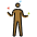 Man Juggling Medium Dark Skin Tone Emoji from OpenMoji Set