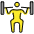 Man Lifting Weights Emoji from OpenMoji Set