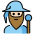 Man Mage Light Skin Tone Emoji from OpenMoji Set