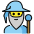 Man Mage Emoji from OpenMoji Set