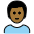 Man Medium Dark Skin Tone Emoji from OpenMoji Set
