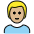 Man Medium Light Skin Tone Emoji from OpenMoji Set