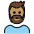 Man Medium Skin Tone Beard Emoji from OpenMoji Set
