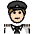 Man Pilot Light Skin Tone Emoji from OpenMoji Set