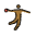 Man Playing Handball Medium Dark Skin Tone Emoji from OpenMoji Set