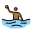 Man Playing Water Polo Medium Dark Skin Tone Emoji from OpenMoji Set