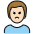 Man Pouting Light Skin Tone Emoji from OpenMoji Set