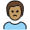 Man Pouting Medium Skin Tone Emoji from OpenMoji Set