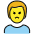 Man Pouting Emoji from OpenMoji Set