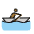 Man Rowing Boat Medium Dark Skin Tone Emoji from OpenMoji Set