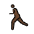 Man Running Dark Skin Tone Emoji from OpenMoji Set
