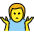 Man Shrugging Emoji from OpenMoji Set