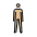 Man Standing Medium Light Skin Tone Emoji from OpenMoji Set
