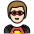 Man Superhero Light Skin Tone Emoji from OpenMoji Set