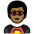 Man Superhero Medium Dark Skin Tone Emoji from OpenMoji Set