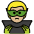 Man Supervillain Medium Light Skin Tone Emoji from OpenMoji Set
