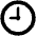 Nine Oclock High Contrast Emoji from Fluent Emoji High Contrast Set