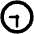 Nine Thirty High Contrast Emoji from Fluent Emoji High Contrast Set