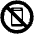 No Mobile Phones High Contrast Emoji from Fluent Emoji High Contrast Set