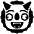 Ogre High Contrast Emoji from Fluent Emoji High Contrast Set