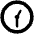 One Thirty High Contrast Emoji from Fluent Emoji High Contrast Set