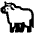Ox High Contrast Emoji from Fluent Emoji High Contrast Set