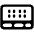 Pager High Contrast Emoji from Fluent Emoji High Contrast Set