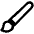 Paintbrush High Contrast Emoji from Fluent Emoji High Contrast Set