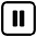 Pause Button High Contrast Emoji from Fluent Emoji High Contrast Set