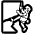 Person Climbing High Contrast Default Emoji from Fluent Emoji High Contrast Set
