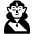 Person Elf High Contrast Default Emoji from Fluent Emoji High Contrast Set
