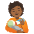 Person Feeding Baby Medium Dark Skin Tone Emoji from Noto Emoji Set