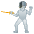 Person Fencing Emoji from Noto Emoji Set