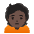 Person Frowning Dark Skin Tone Emoji from Noto Emoji Set