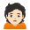Person Frowning Light Skin Tone Emoji from Noto Emoji Set