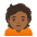 Person Frowning Medium Dark Skin Tone Emoji from Noto Emoji Set