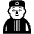 Person Genie High Contrast Emoji from Fluent Emoji High Contrast Set