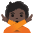 Person Gesturing No Dark Skin Tone Emoji from Noto Emoji Set