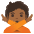 Person Gesturing No Medium Dark Skin Tone Emoji from Noto Emoji Set