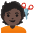 Person Getting Haircut Dark Skin Tone Emoji from Noto Emoji Set
