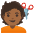 Person Getting Haircut Medium Dark Skin Tone Emoji from Noto Emoji Set